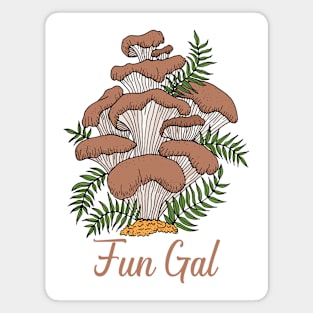 Fun Gal Nature Mushroom Magnet